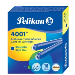 Pelikan Großraum-Tintenpatronen 4001 GTP/18 Königsblau 18 Patronen