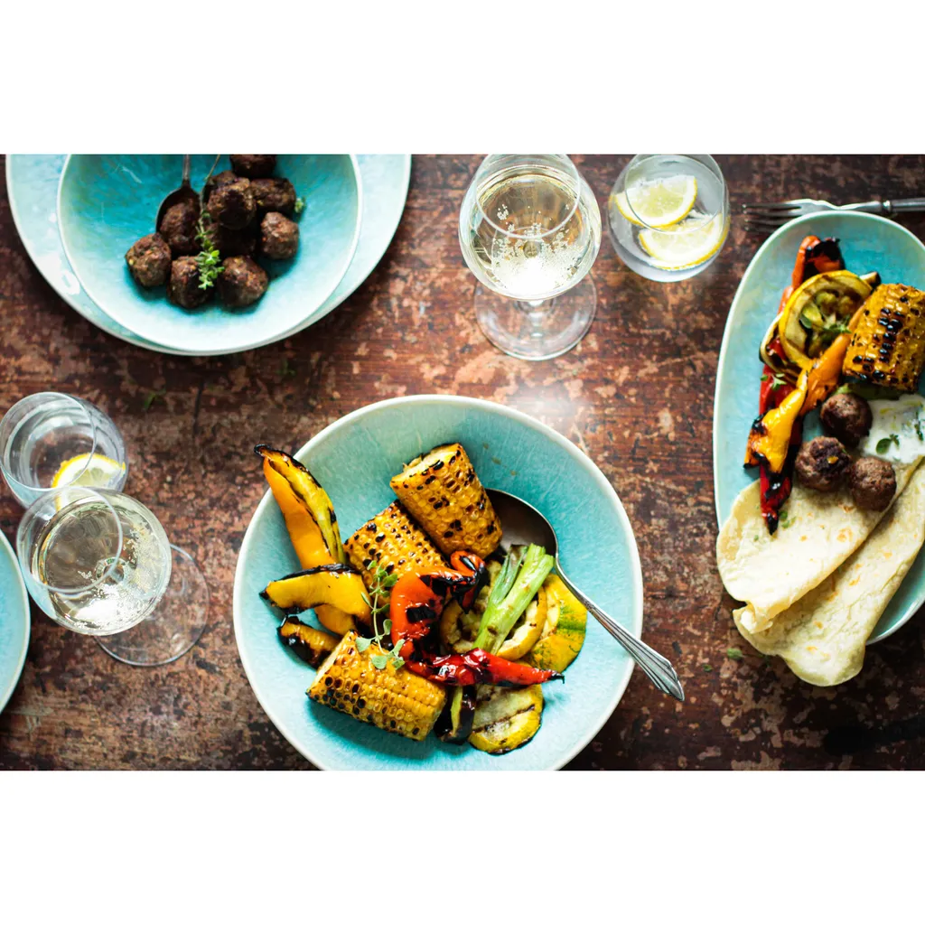 Maeser Mäser 931975 Kombiservice Frozen Für 4 Personen, Steinzeug, Grün (1 Set, 16-teilig) – Bild 7