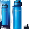 AQUAPHOR CITY Wasserfilterflasche, 500 Ml, Filtert Unterwegs, BPA-frei, Trinkfilterflasche Aus TRITAN TM, Blau