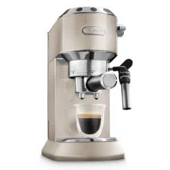 De'Longhi Delonghi Kaffeemaschine Dedica Metallics EC785.BG Pumpendruck 15 Bar, Eingebauter Milchaufschäumer, Manuell, 1300 W, Beige