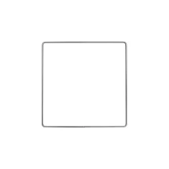 Rico Design | Metallring Quadrat | Anthrazit 15 Cm