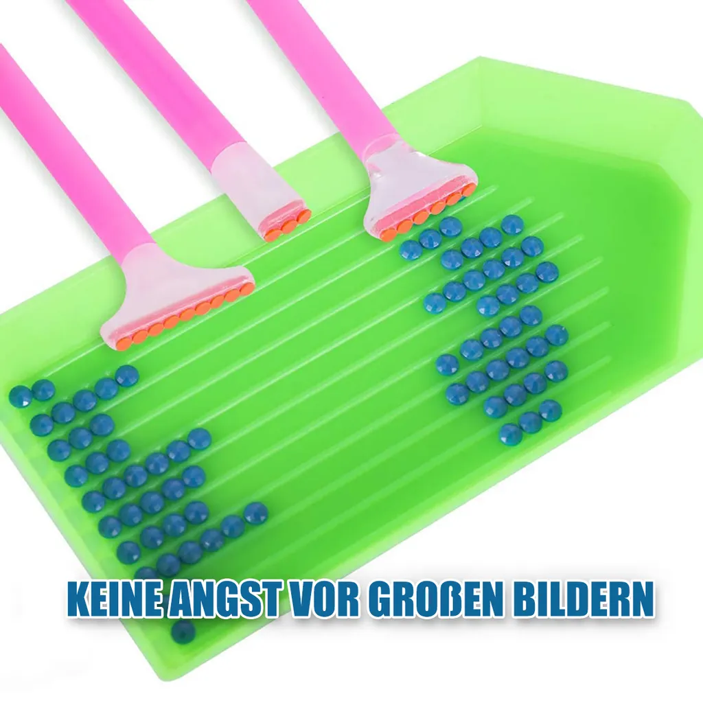 LOZAYI DIY Diamond Painting Werkzeug With Diamant Stickerei Box Diamant Malerei Zubehör, Komplett Kreuzstich Sets,44 Stücke – Bild 2