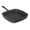 Royal-catering Grillpfanne Gusseisen Steakpfanne Bratpfanne Riffelboden Induktion 24 X 24 Grill