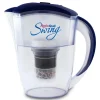 AcalaQuell Swing® Kannen Wasserfilter In Dunkelblau, Inklusive 1x Filterkartusche Und 1x Mikroschwamm
