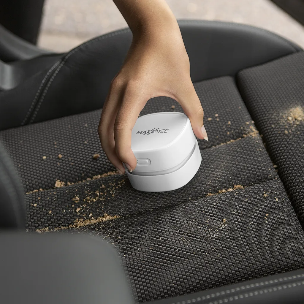 Maxxworld MAXXMEE Tisch-Staubsauger - 60 Minuten Laufzeit - Weiß Tischstaubsauger Mini Staubsauger Akku Handstaubsauger Handsauger Akkusauger – Bild 5