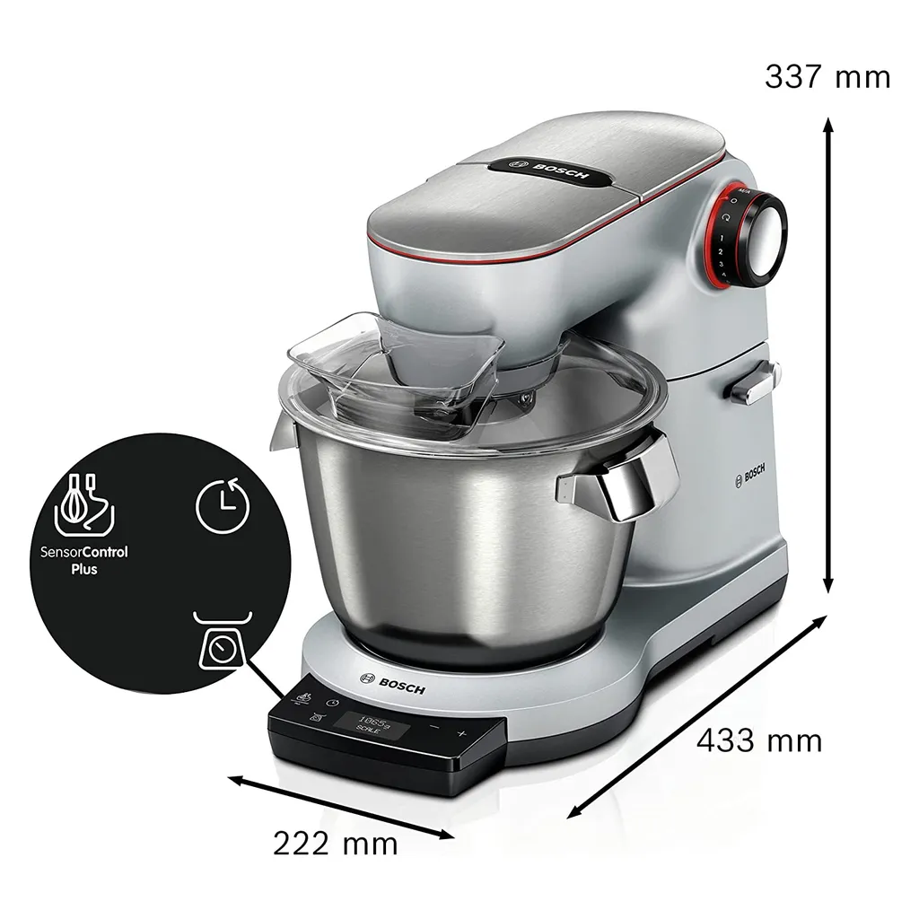 Bosch MUM9AX5S00 OptiMUM Küchenmaschine 1500 W 5,5 L Timer Waage – Bild 15