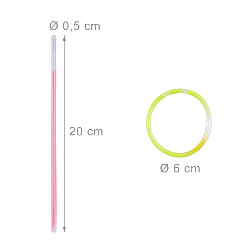 Relaxdays 300 X Knicklichter Mit Verbindern – Bild 4