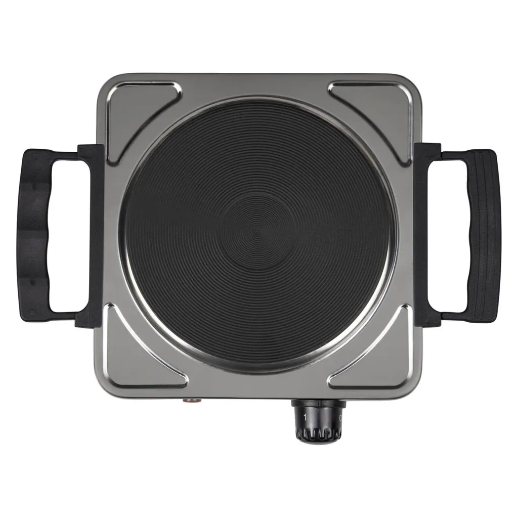 Grafner Kochplatte Einzel 1000 Watt Mit Klappbaren Griffen Edelstahl KP10881 – Bild 3