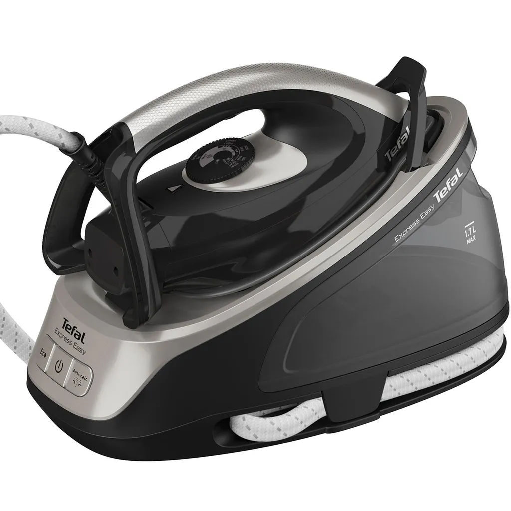 Tefal Express Easy SV6140 Dampferzeuger Bügeleisen Bis Zu 30% * Weniger Zeit Zum Bügeln Efficint Perfekte Ergebnisse Leistungsstarker Dampfstoß Autonomie Vielseitig Anti-Scale Große – Bild 3