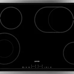 HERDSET Gorenje Einbaubackofen Mit Glaskeramikkochfeld - Autark, 80 Cm BräterZone