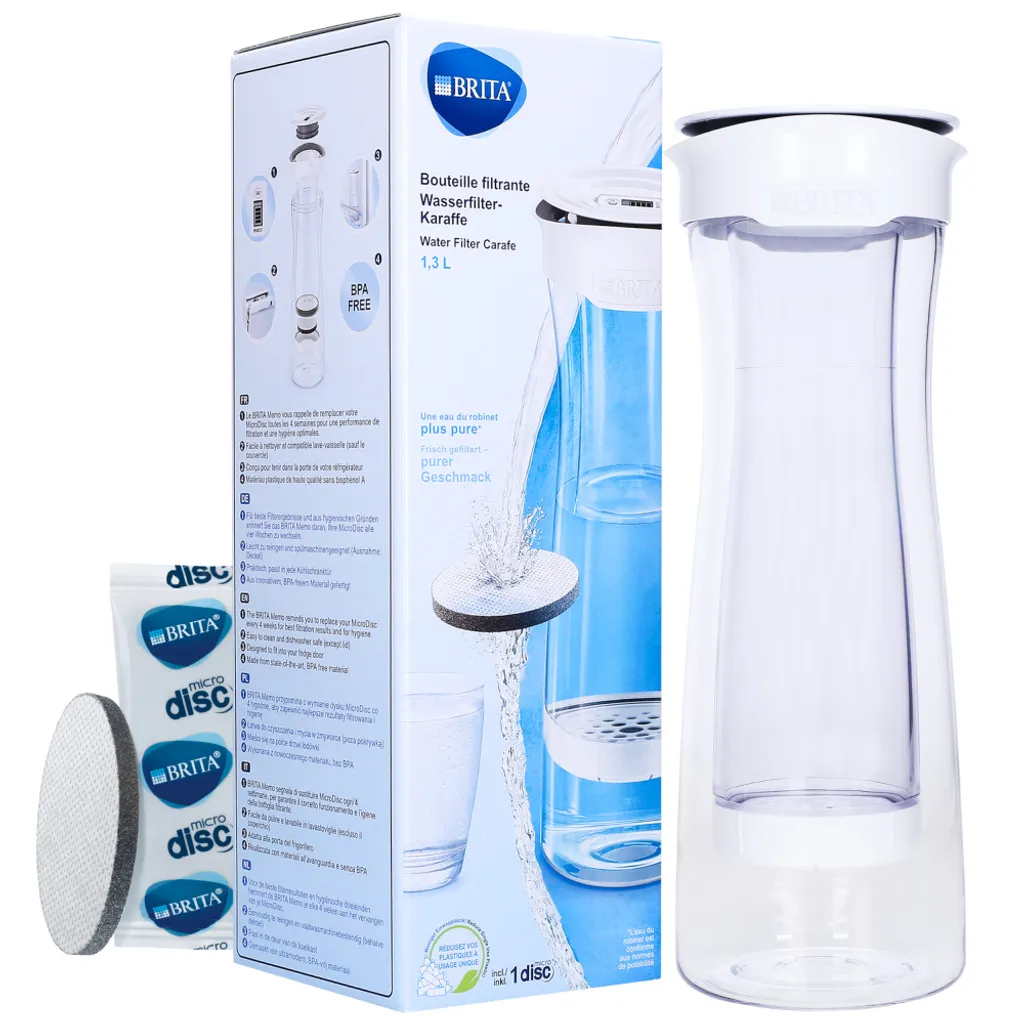 Brita Wasserfilter-Karaffe Fill And Serve Mind + 4 MicroDisc Filter – Bild 2