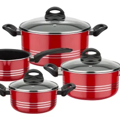 Gsw Kochtopf-Set Milano Color 4-tlg. ROT