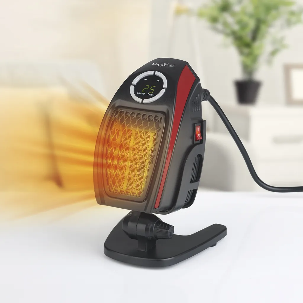 Maxxworld Heizlüfter Steckdosen Elektroheizer Heizgerät Heizung Terassenstrahler MAXXMEE – Bild 2