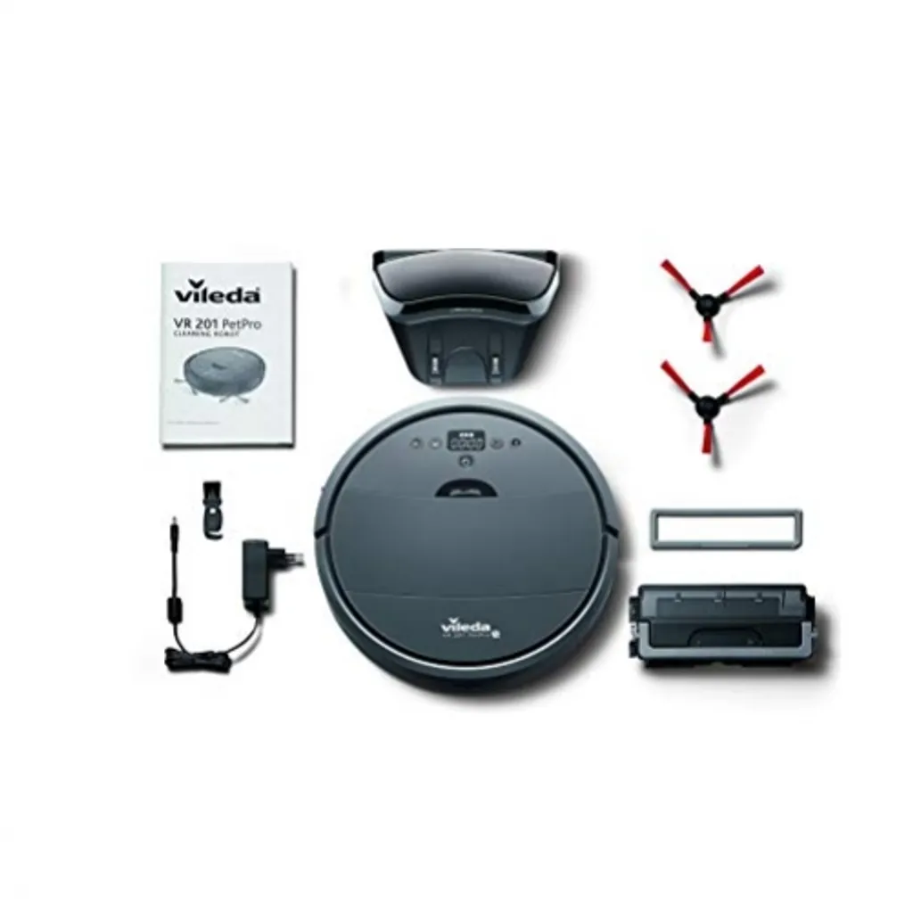 Vileda VR 201 PetPro Saugroboter Für Tierhaare Geeignet Bis Zu 90 Minuten Akku – Bild 11