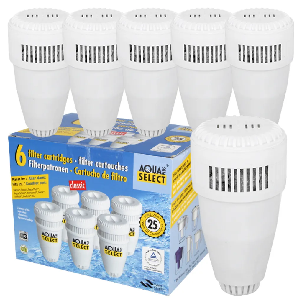 Aqua Select Classic Wasserfilterkartuschen, Patronen Im 6er Pack – Bild 6