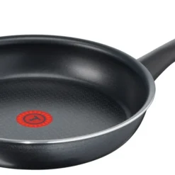 Tefal Elegance C36706, Rund, Allzweckpfanne, Schwarz, Titanium-Kraft, 175 °C, Aluminium
