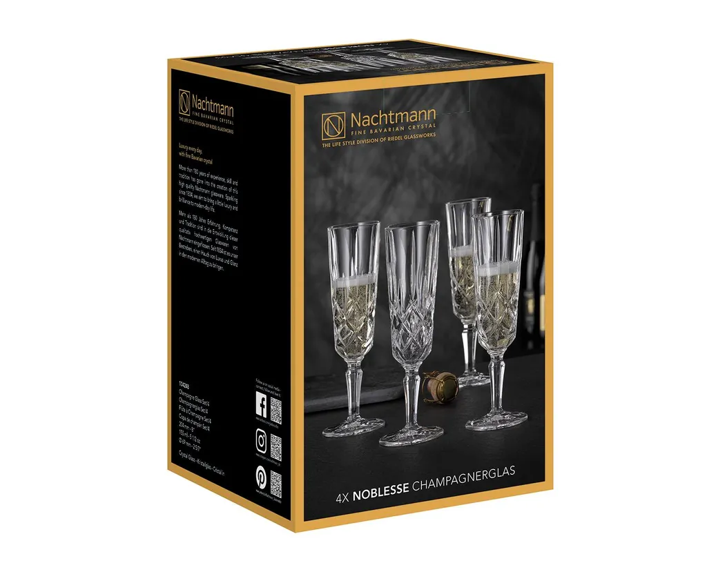 Nachtmann Champagnerglas Set/4 617/9 Noblesse UK/4 104248 – Bild 3