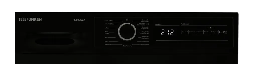 Telefunken T-K8-10-B Kondenstrockner / 8kg / B / Knitterschutz / Reversierende Trommelbewegungen – Bild 5