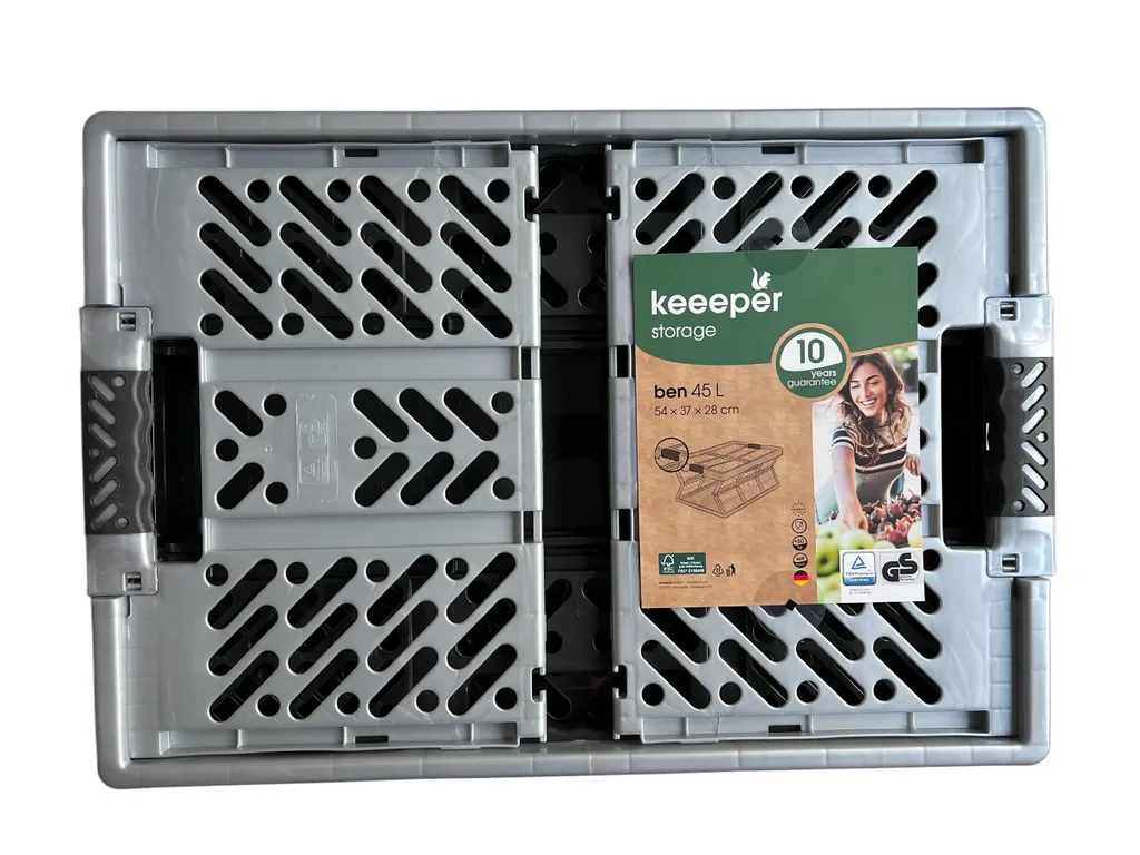 Keeeper Profi-Klappbox 45 L Mit Softgriff 54 X 37 X 28 Cm – Bild 3