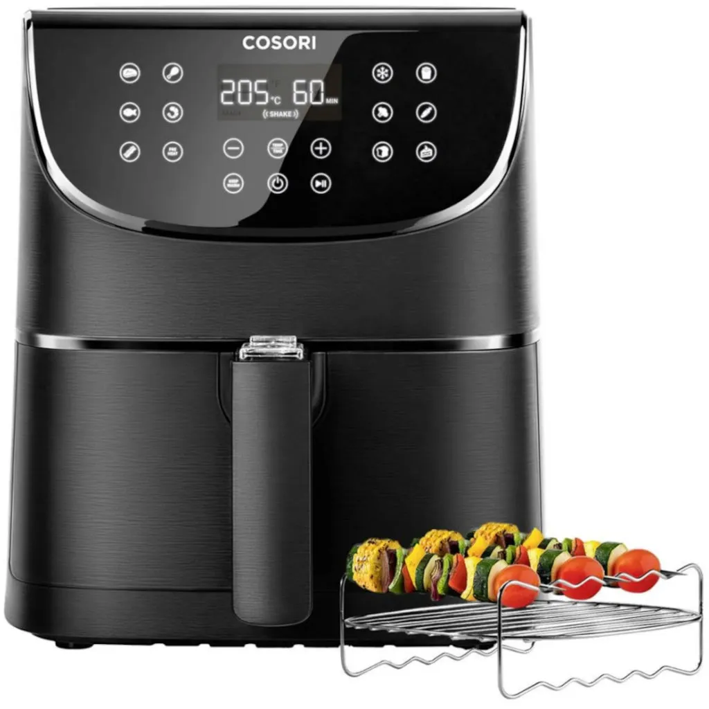 Cosori Premium 5,5-Liter Heißluftfritteuse Mit Spießgestell, Schwarz – Bild 10