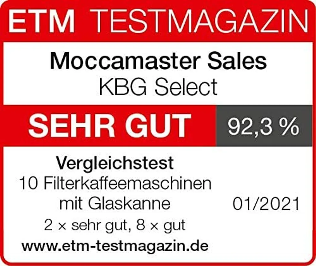 Moccamaster : Filterkaffeemaschine : KBG 741 Select : Farbe : Mattschwarz – Bild 5