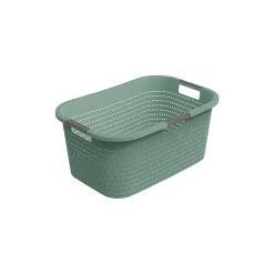 ROTHO Wäschekorb 40 L COUNTRY, Farbe:Mistletoe Grün