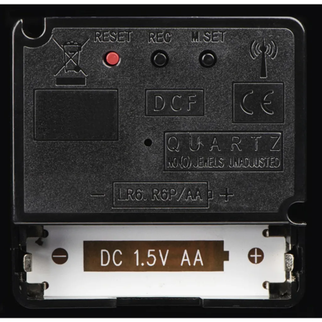 Hama Funkuhr PG-300 00186336 Schwarz – Bild 6