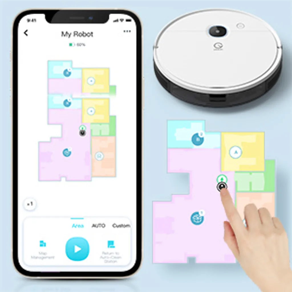 Yeedi Vac Station 3 In 1 Staubsauger Roboter Mit Auto-Empty Dock Intelligente Staubabsaugung Visuelle Navigation App Weiß – Bild 7