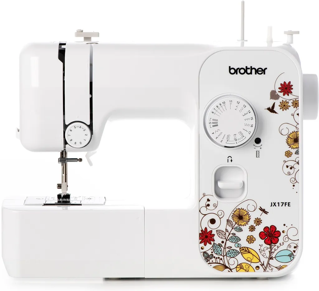 Brother JX17FE (Fantasy Edition) Nähmaschine Mit 17 Nähprogramme, Nutz- Elastisch- Und Dekorativstiche, Anfänger, Freiarm, Automatisches Nähen, Elektrische Handheld Nähmaschinen Geeignet Für Kleidung – Bild 4
