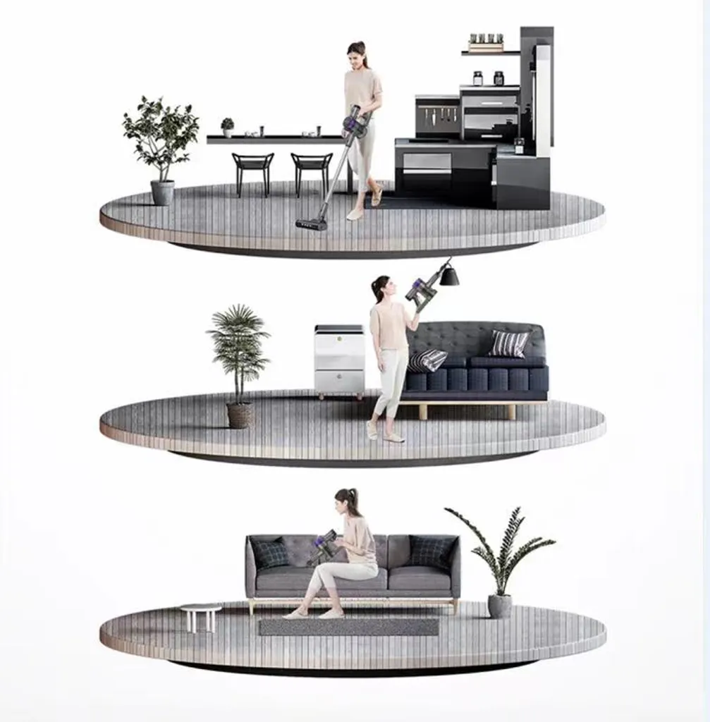 Redroad X17 Wireless Intelligent Induction Vakuum Redroad X17 350W Schwarz 2000Ah 25000Pa – Bild 10