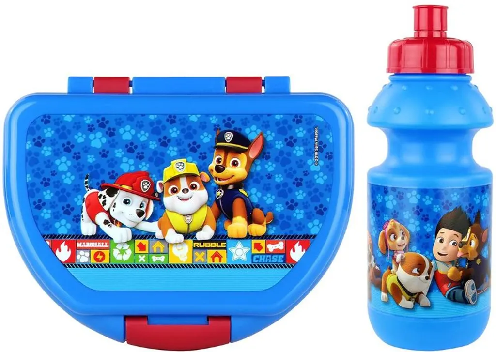 P:OS Paw Patrol Pausenset Mit Brotdose Und Trinkflasche – Bild 2