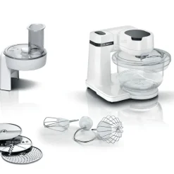 Bosch Küchenmaschine MUMS2TW01 700 Watt 4 Arbeitsstufen 3,8 Liter 3 Antriebe