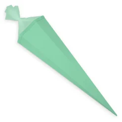 Itenga Bastelschultüte Mit Verschluss MINT 6eckig 85cm