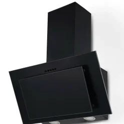 PKM Dunstabzugshaube KH-MSH-60B Schwarz 60cm Schräghaube Randabsaugung