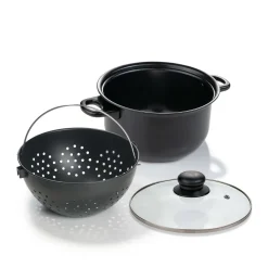 Genius World´s Greatest Pot | Topf Mit Siebeinsatz Ø 25 Cm | Set 3-tlg.; A24655