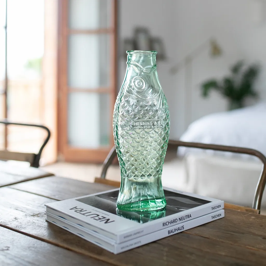 SERAX Karaffen Serax | Glasflasche Fish & Fish | Grün 29 Cm – Bild 3