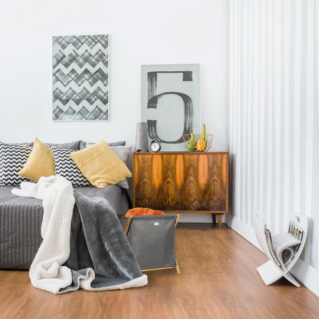 Relaxdays Klappbarer Wäschekorb Mit Deckel – Bild 5