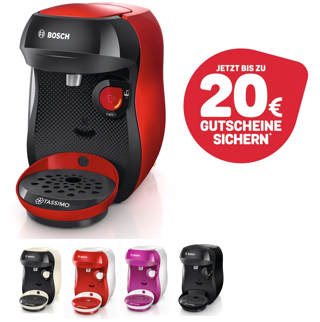 Bosch TASSIMO HAPPY Wild Purple +20 € Gutschein 1400 Watt 0,7 Liter Wassertank – Bild 9