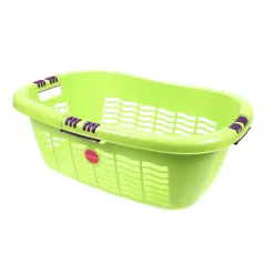 Lockweiler 1036365680 Ergo Wäschekorb, 65 X 45 X 25 Cm, 28 Liter, Limone