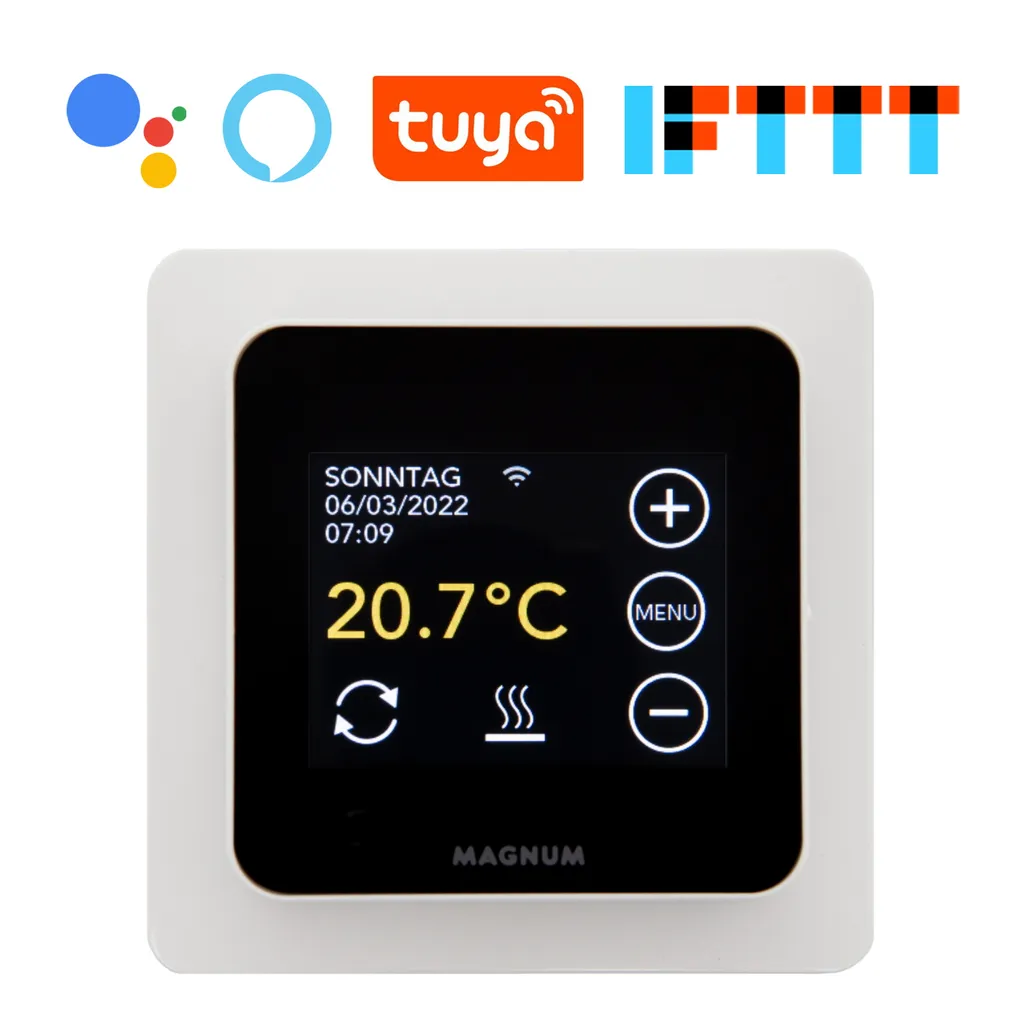 Magnum MRC WiFi Smart Thermostat/ Raumregler Mit Bodenfühler Für Fußbodenheizung, Elektro-Heizung, Konvektor, Tuya Smart App – Bild 3