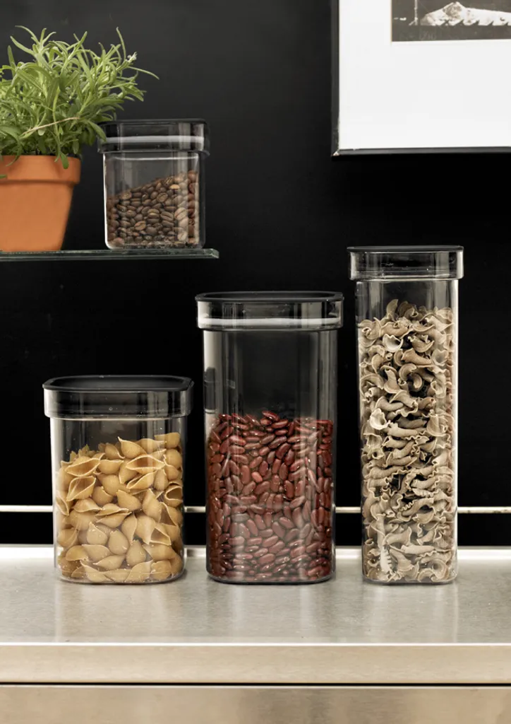 PLAST TEAM Vertriebs GmbH Plast Team Trockenvorratsdose Hamburg 1,6 Liter Quadratisch – Bild 5