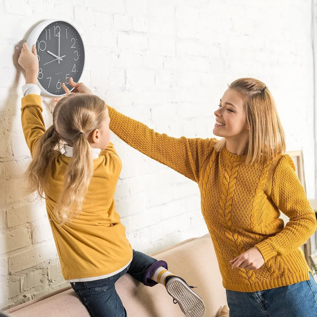 Joeji's Kitchen JOEJI’S KITCHEN Wanduhr »Joejis Schöne Wanduhr Ohne Tickgeräusche Wanduhr Groß Wanduhr Modern Wanduhr Vintage Wanduhr Stylische Küchenuhr Wand Uhr Küche – Bild 5