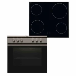 Amica - EHC 12716-2 E - Einbau-Herdset - Glaskeramik-Kochfeld - Edelstahl