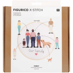 Rico Design Stickpackung "Figurico Family"
