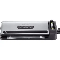 FoodSaver FFS017X, Schwarz, Edelstahl, Vac Seal, Knöpfe, Drehregler, 120 W, 464 Mm, 165 Mm