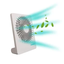 BIGTREE Tischventilator Leiser USB Tischventilator Wiederaufladbarer Ventilator