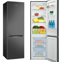 Amica - KGCL 387 150 S - Kühl-Gefrierkombination - Schwarze Edelstahloptik