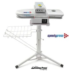 Dampfbügelpresse Professionelle Mit 38 Dampfdüsen (Leistungsstarke Dampfstrahlen) & Höhenverstellbaren Ständer Von Speedypress - Kompakt Größe - 55cm Y 22cm; 1.350watt (+ Ersatzabdeckung & Schaumstoff-Unterfilz UVP 45,00 € + Weiteres Zubehör GRATIS)