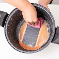 AMERCOOK Fresh Cooker Kochtopf Niederdrucktopf 24 Cm - Universal-Topf Für Alle Herdarten Kochtopf - Induktionsgeeigneter Kochtopf Energiespartopf - Kochtopf Vitaminschonend Schnellkochtopf Mit Ventil