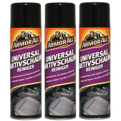 Energizer Armor All Universal Aktivschaum Reiniger 500ml - Hochwirksam (3er Pack)